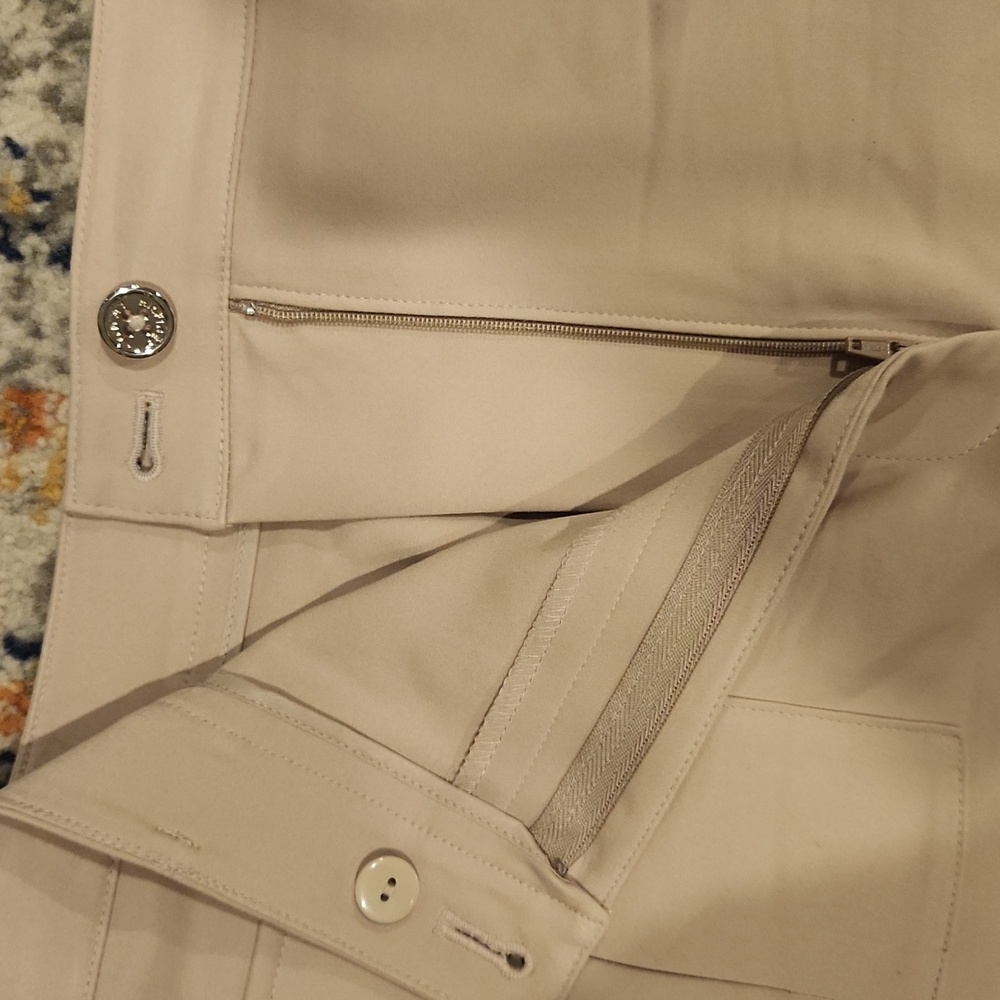 Tommy Hilfiger Khacki Skirt with Button Detail - Picture 6 of 8